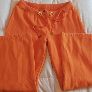 Tory Burch Orange Sweatpants